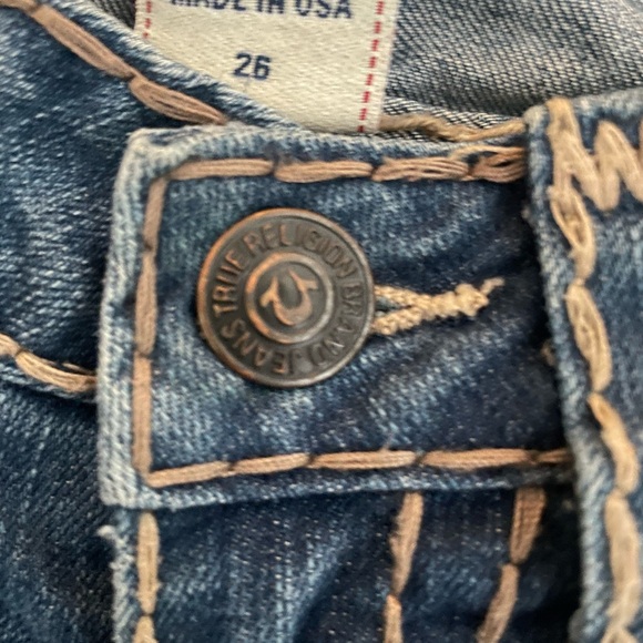 Vintage True Religion bootcut jeans, size 26 - Picture 4 of 8